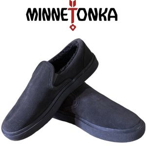 Minnetonka Moccasins Men's Berber Lined Alden Slippers